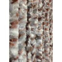 Vliegengordijnenexpert Kattenstaart Bruin-Wit-Grijs gemeleerd - 100x230cm