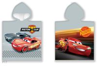 Cars Poncho - 50 x 100 cm - Katoen grijs