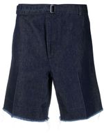 Lanvin short en jean à bords francs - Bleu