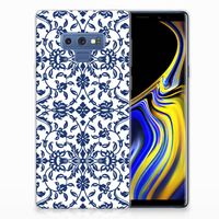 Samsung Galaxy Note 9 TPU Case Flower Blue - thumbnail