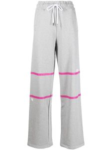 GCDS pantalon de jogging à logo imprimé - Gris