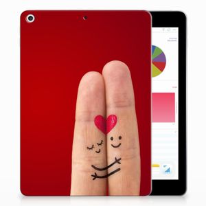 Apple iPad 9.7 2018 | 2017 Leuke Siliconen Hoes Liefde - Origineel Romantisch Cadeau