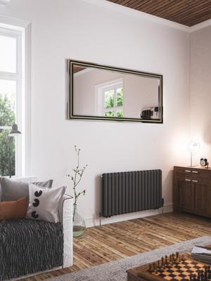Eastbrook Rubano radiator 110 x 60cm 1658 watt antraciet Eastbrook Rubano radiator 110 x 60cm 1658 watt antraciet