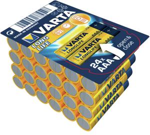 Varta LONGLIFE AAA Big Box 24 AAA batterij (potlood) Alkaline 1200 mAh 1.5 V 24 stuk(s)