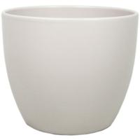 Floran Plantenpot - taupe - mat - keramiek - 25 x 22 cm   -