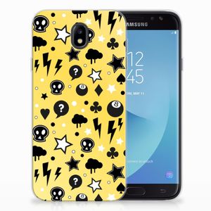 Silicone Back Case Samsung Galaxy J7 2017 | J7 Pro Punk Geel