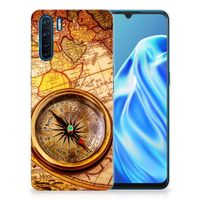 OPPO A91 Siliconen Back Cover Kompas - thumbnail