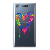 Melts My Heart: Sony Xperia XZ1 Transparant Hoesje - thumbnail