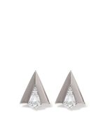 Annoushka puces d'oreilles en or 18ct pavées de diamants - Argent