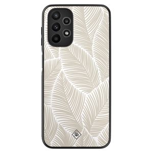 Samsung Galaxy A23 hoesje - Palmy leaves beige