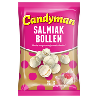 Candyman Salmiak bollen 100g bij Jumbo