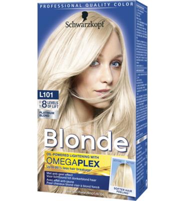 Schwarzkopf Schwarzkopf Blonde Haarverf Platinum Blond L101 (1set)