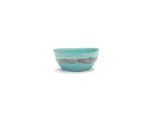 SERAX - Feast by Ottolenghi - Kom S 15x15cm Azure Swirl-Stripes r