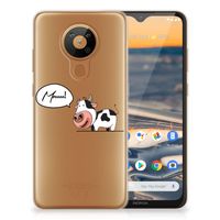 Nokia 5.3 Telefoonhoesje met Naam Cow - thumbnail