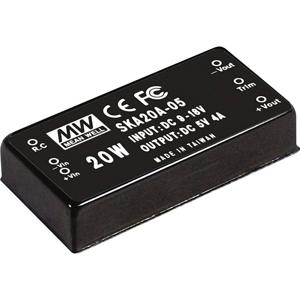 Mean Well SKA20B-15 DC/DC-converter 20 W Aantal uitgangen: 1 x Inhoud 1 stuk(s)