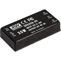 Mean Well SKA20B-15 DC/DC-converter 20 W Aantal uitgangen: 1 x Inhoud 1 stuk(s) - thumbnail