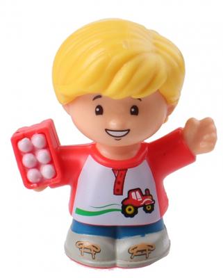 Fisher Price Little People speelfiguur Eddie junior 6 cm Fisher Price Little People speelfiguur Eddie junior 6 cm
