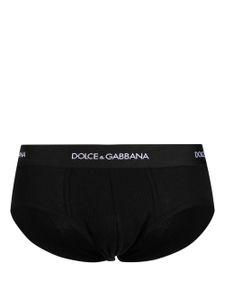 Dolce & Gabbana logo-waistband briefs - Noir