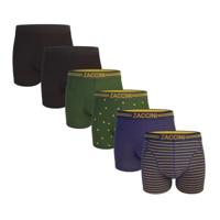 Zaccini 6-pack boxershorts - gold/blackonblack