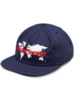 Supreme casquette World à logo brodé - Bleu