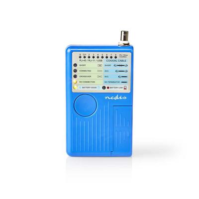 Nedis LAN kabeltester voor UTP/USB/Coax/BNC Nedis LAN kabeltester voor UTP/USB/Coax/BNC