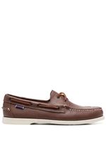 Sebago chaussures bateau à détail de laçage - Marron - thumbnail