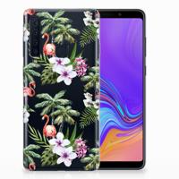Samsung Galaxy A9 (2018) TPU Hoesje Flamingo Palms