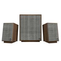 Klipsch PROMEDIA 2.1 BT WALNUT luidspreker 2-weg Walnoot Bedraad en draadloos