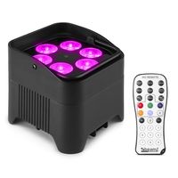 Beamz BBP96S verticale LED-par op accu RGBAW-UV WDMX