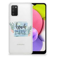 Samsung Galaxy A03S Telefoonhoesje met Naam Boho Beach - thumbnail