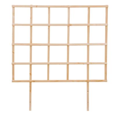 Esschert Design trellis verhoogde kweekbak blank S