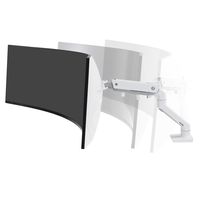 Ergotron HX Arm Desk Mount HD Monitor-tafelbeugel 1-voudig 38,1 cm (15) - 124,5 cm (49) Wit Draaibaar, In hoogte verstelbaar, Kantelbaar, Zwenkbaar - thumbnail