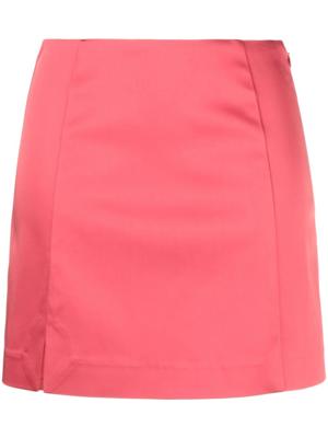 Cult Gaia Flor high waist mini-rok - Rood
