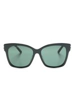 Balenciaga Eyewear lunettes de soleil Dynasty à monture carrée - Vert