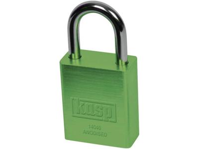 Kasp K14040GRED Hangslot 38 mm Verschillend sluitend Groen
