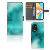 Hoesje OPPO Reno8 T 5G Painting Blue - thumbnail