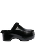 Jil Sander mules à doublure lainée - Noir - thumbnail