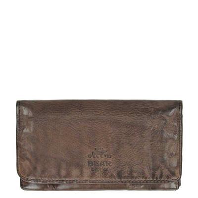 Bear Design leren portemonnee Cow Lavato bruin