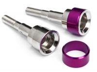 Axle 13x33mm (with retainer/2pcs) - thumbnail