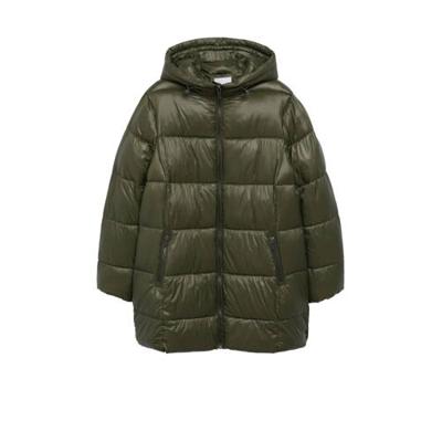 Violeta by Mango gewatteerde jas beige - kaki Violeta by Mango gewatteerde jas beige - kaki