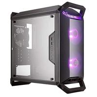 Cooler Master MasterBox Q300P - RGB mATX Mini Tower behuizing, compact & portable gaming, met transparant zijpaneel, nette kabels, en verschillende koelopties