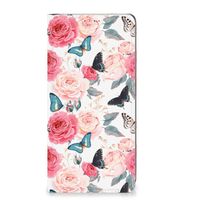 Xiaomi Redmi Note 12 Pro Plus Smart Cover Butterfly Roses