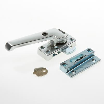 Axa Raamsluiting met nok drukknop afsluitbaar links opbouw F1 3320-61-91/6 Axa Raamsluiting met nok drukknop afsluitbaar links opbouw F1 3320-61-91/6