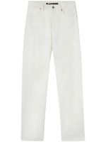 Jil Sander jean droit à coupe courte - Blanc