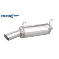 InoxCar uitlaat passend voor Peugeot 206 1.4 16v/1.4XS 90pk 2001-2006 1x90mm Rally IXPE2062190RA