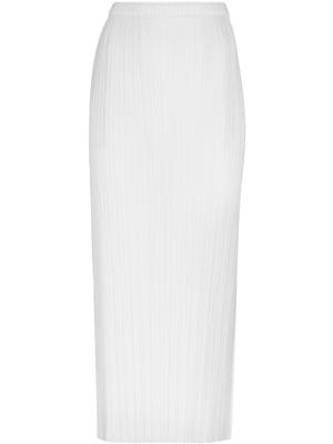 Pleats Please Issey Miyake Plissé midi-rok - Grijs