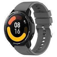 By Qubix - Siliconen sportband - Grijs - Compatible met Xiaomi Redmi Watch 5 Active/Redmi Watch 5 Lite - Compatible Xiaomi bandje