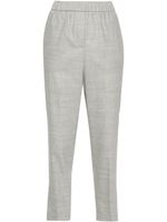 Peserico pantalon chiné en maille fine - Gris - thumbnail