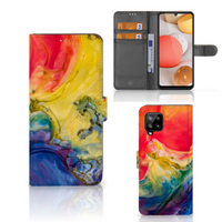 Hoesje Samsung Galaxy A42 5G Watercolor Dark