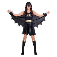 Amscan 9906155 volwassen dames officiële Warner Bros. gelicentieerd Batgirl klassiek kostuum (UK jurk maat 14-16), zwart